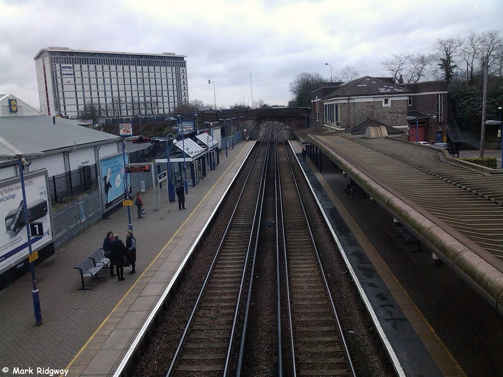 Feltham Railway Station (2) by Mark Ridgway