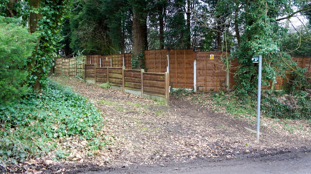 Footpath between Broad Walk and Carrwood Road by Dennis Neill