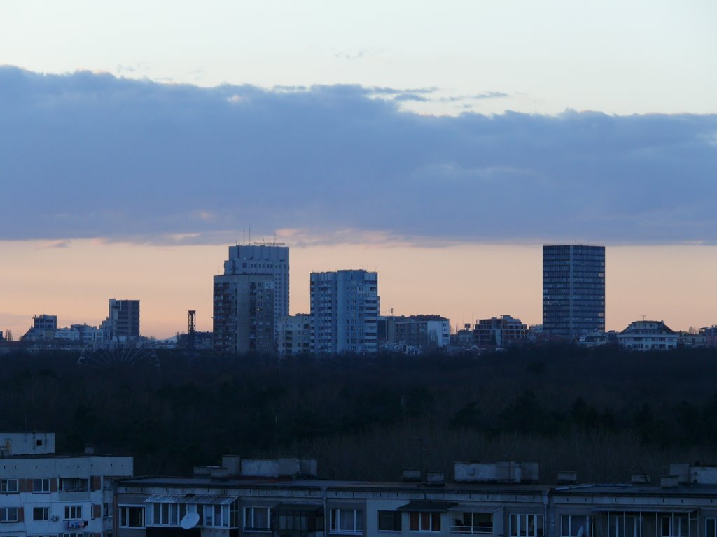 Sofia, view from Dianabad by vstaevska