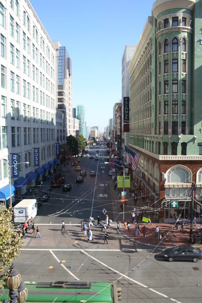 View from Virgin cafe, SF by trickyb