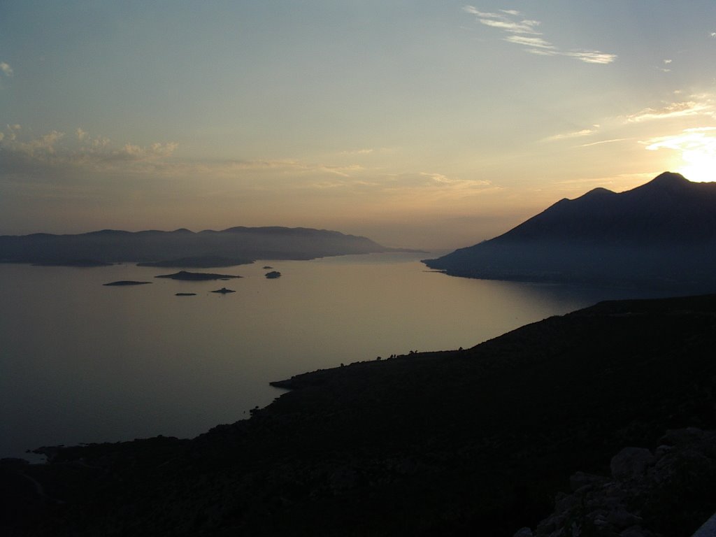 Korčula from Pelješac (3) by Schwarzer