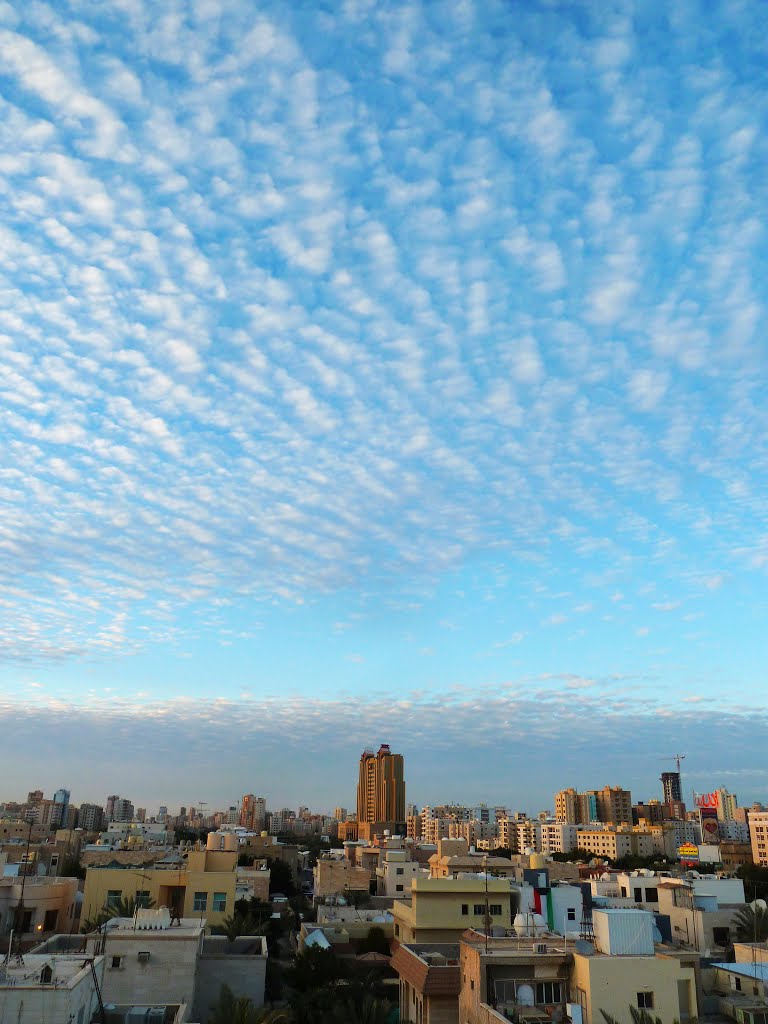 Beautiful clouds & Kuwait city by Shutter