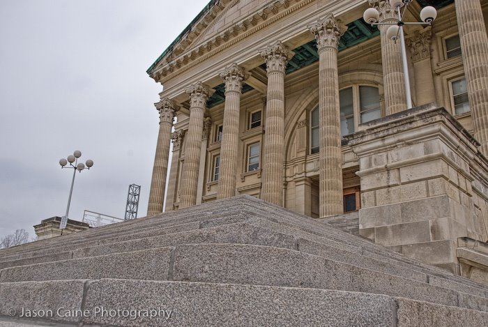 Front Steps of Kansas State Capital by jason caine photography