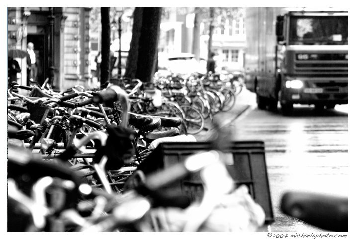 Bikes of Amsterdam by Michaela Potterbaum