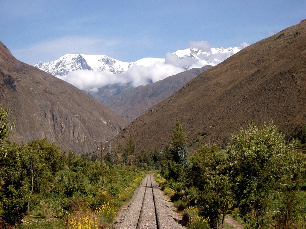 Peak Veronica (5670m) from Urubamba valley, Peru by Peter Kesselyak