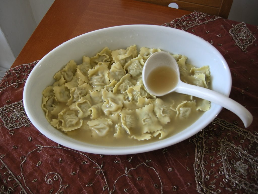 Ravioli ripieni al brodo di pollo by pier luigi baglioni