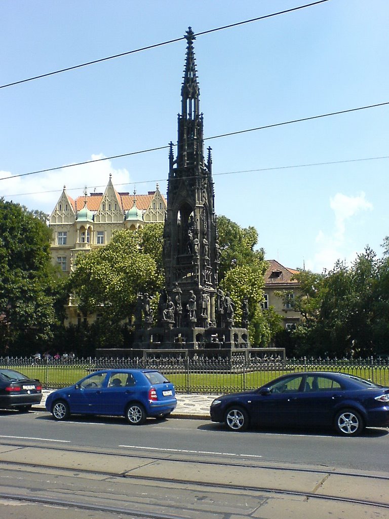 Monument in Prague by Gareth.Stadden