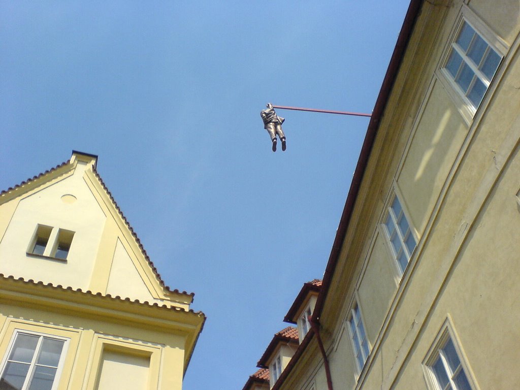 Hanging man art Prauge by Gareth.Stadden