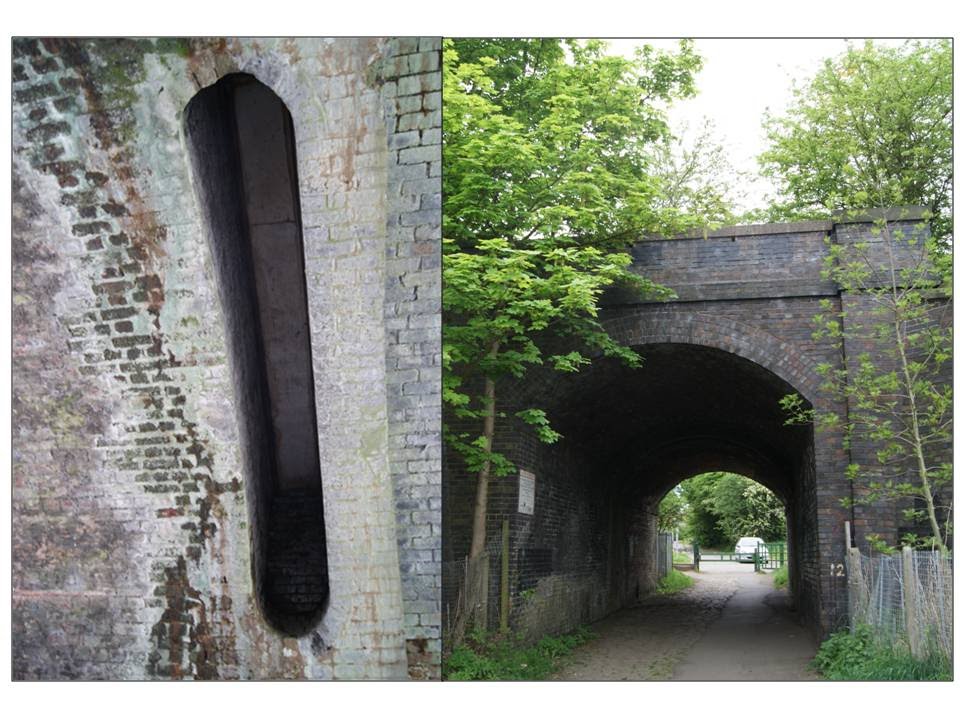 Money Box Bridge, Stockport to Stalybridge Line, Mill Lane, Denton, Manchester. by denton_ian