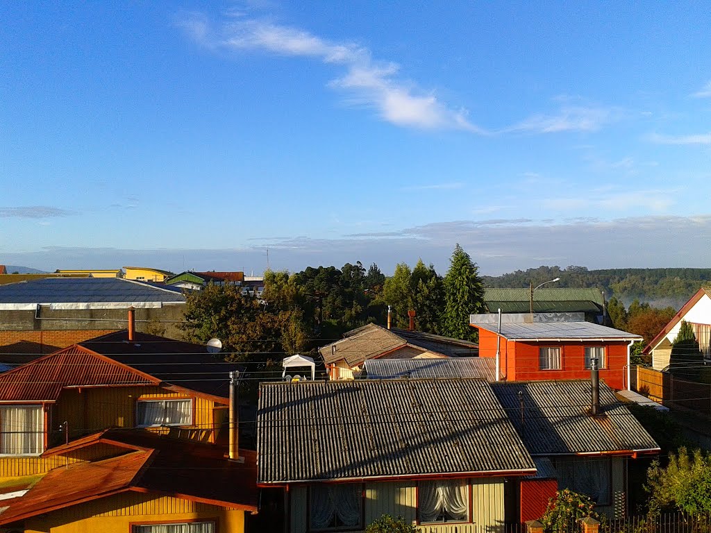 Vista de Cañete, hotel Itahue by vsepulveda