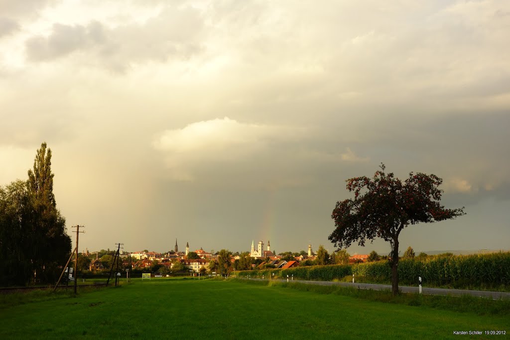 Zittau von der Entlastungsstrasse aus gesehen by Karsten Schiller