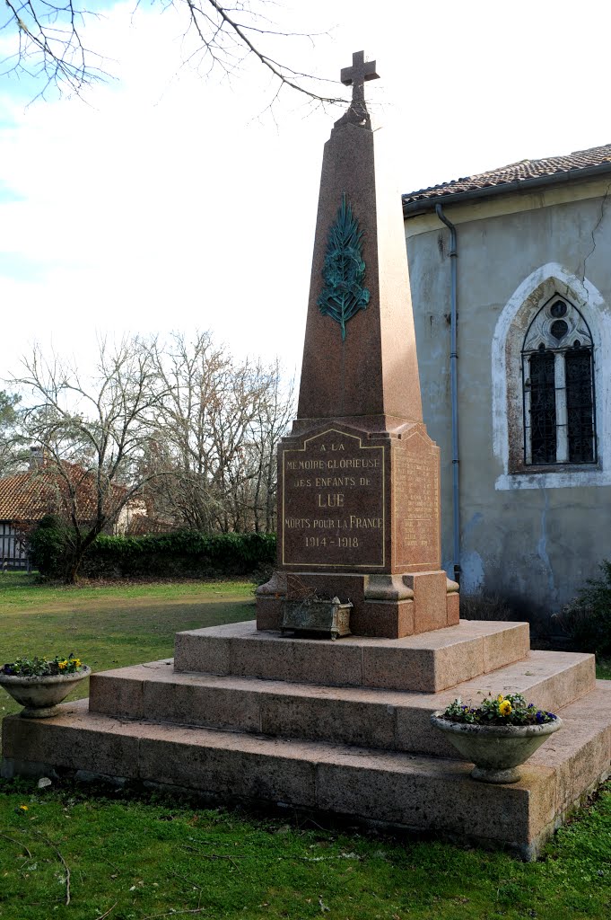 Lüe, le monument aux morts by Dominique Salé