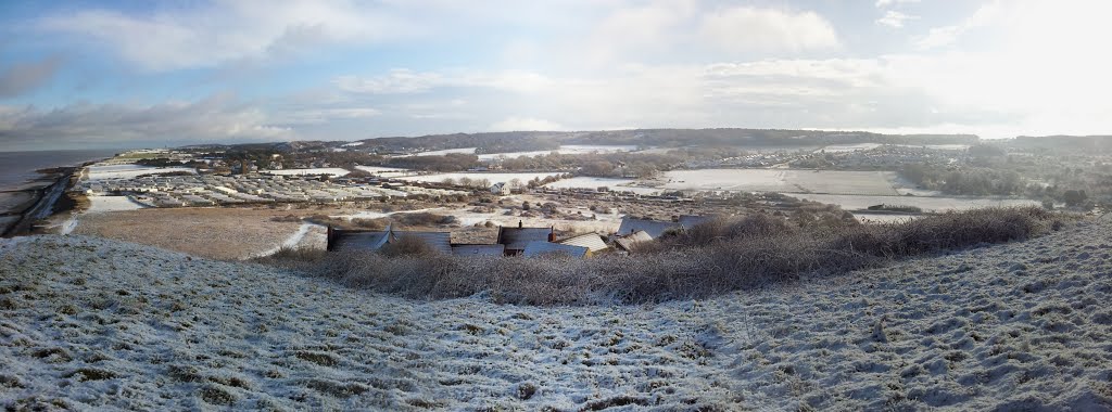 From Beeston Bump towards Cromer, Jan 2013 by PrioryView