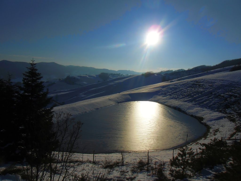 Montepastore frozen Lake by Lancil8