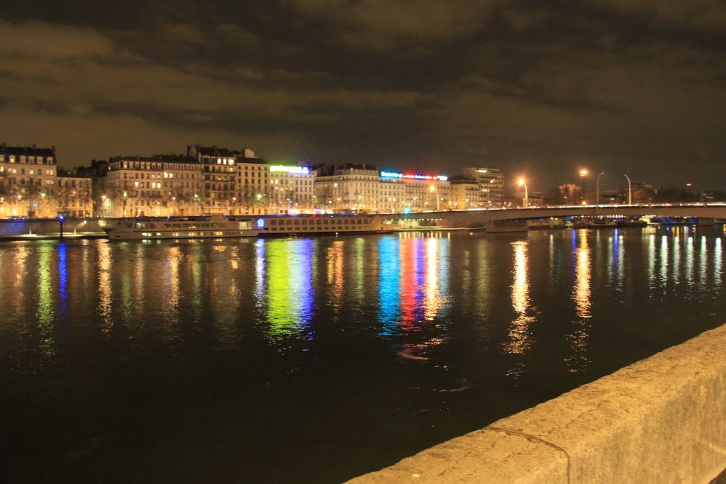 The views along Quai Docteur Gailleton, Lyon, France by MICHAEL  JIROCH  &  www.michaeljiroch.com