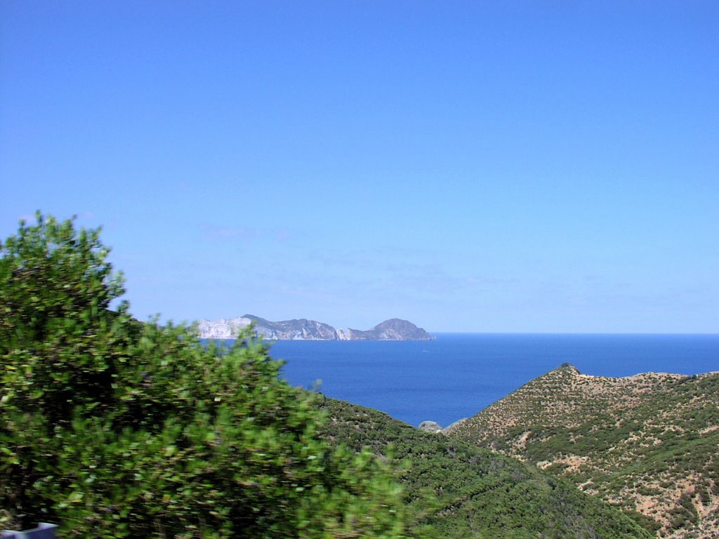 Palmarola vista da Ponza by Fabio Bartolucci