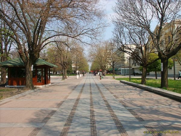 Main Street, Center, Nova Zagora, Bulgaria by © mimipet.com