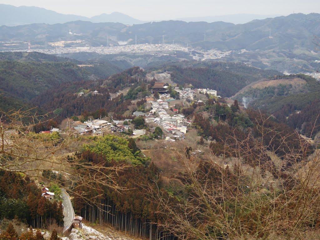 冬の吉野山 上千本からの眺め View of Yoshinoyama in winter 2013.2.17 by as365n2