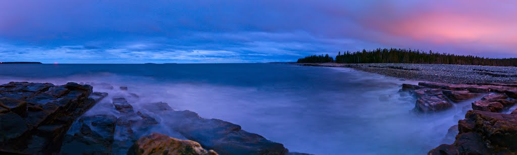 Acadia NP - Seawall - Hopeful Stormy Night 180 - nwicon.com by NWicon.com