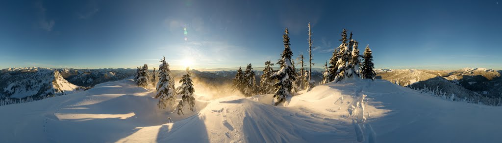 Cascades - Valhalla - Mount McCausland Summit 360 - nwicon.com by NWicon.com