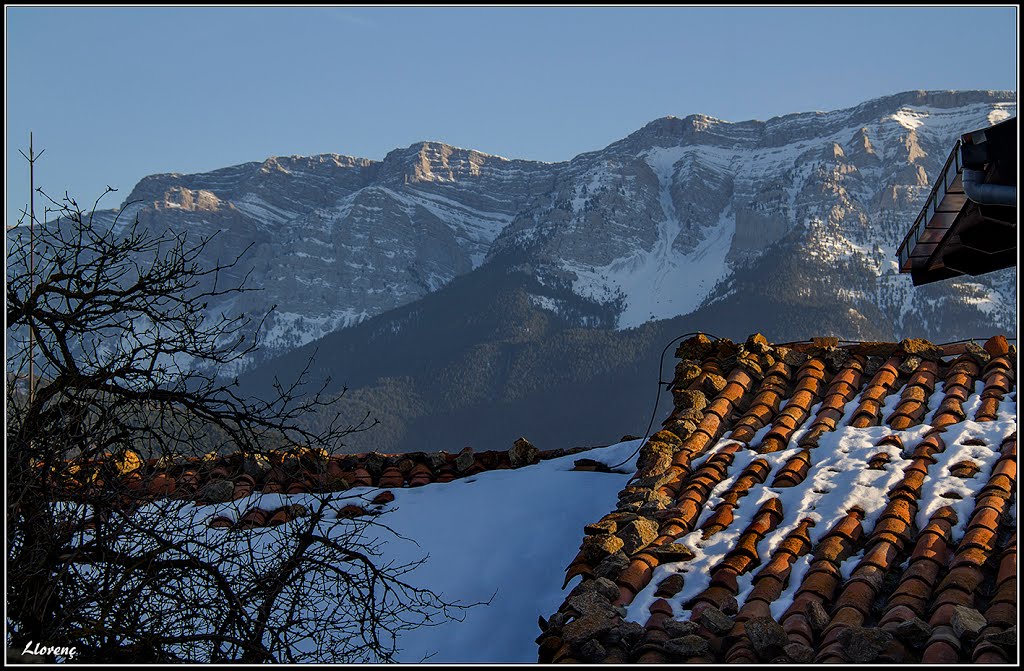 La Serra del Cadí des de Vilanova de Banat (Alt Urgell) - Lleida by Llorenç