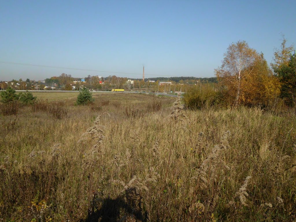 20.10.2012r. Mrągowo - widok na obwodnicę. by ktytko