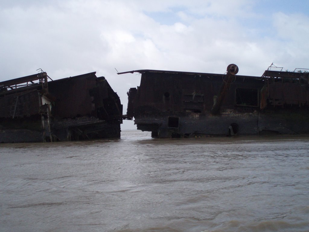 Goslar Sunken Ship in Suriname River by Niels de Koe