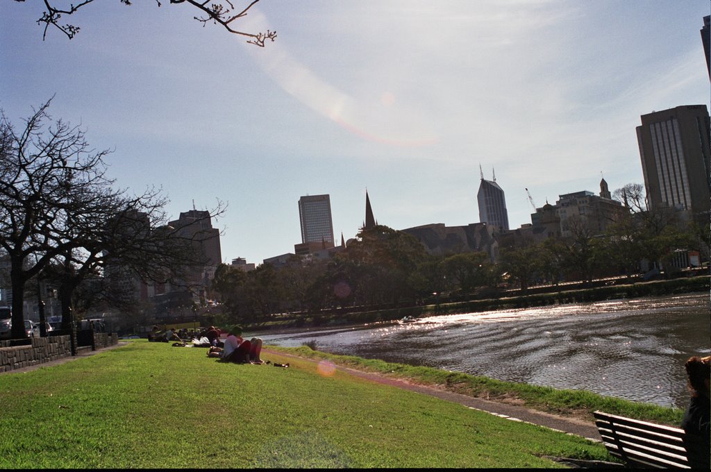 Yarra River, Melbourne Australia by Medora