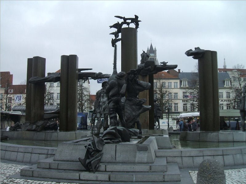 Bruges statue by David Marsh