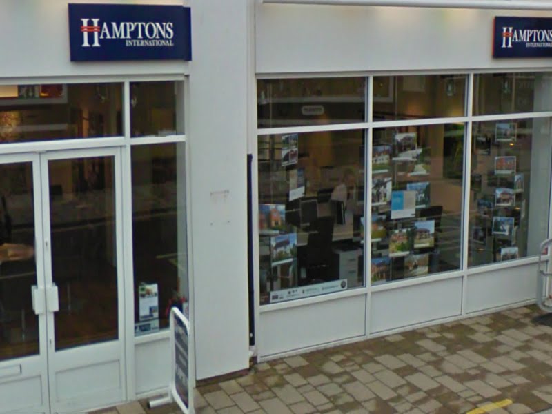 Property in the windows display of Hamptons International Lettings flats Fleet by leo.turner25