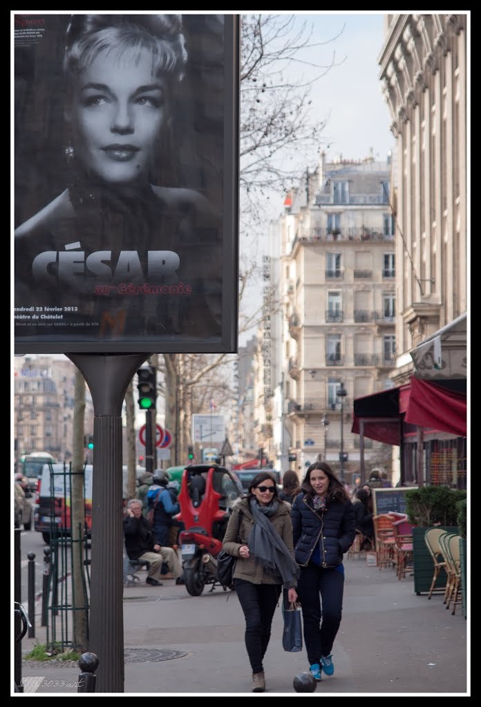 César, Simone, Noémie et Rosalie by Bernard Bozzard