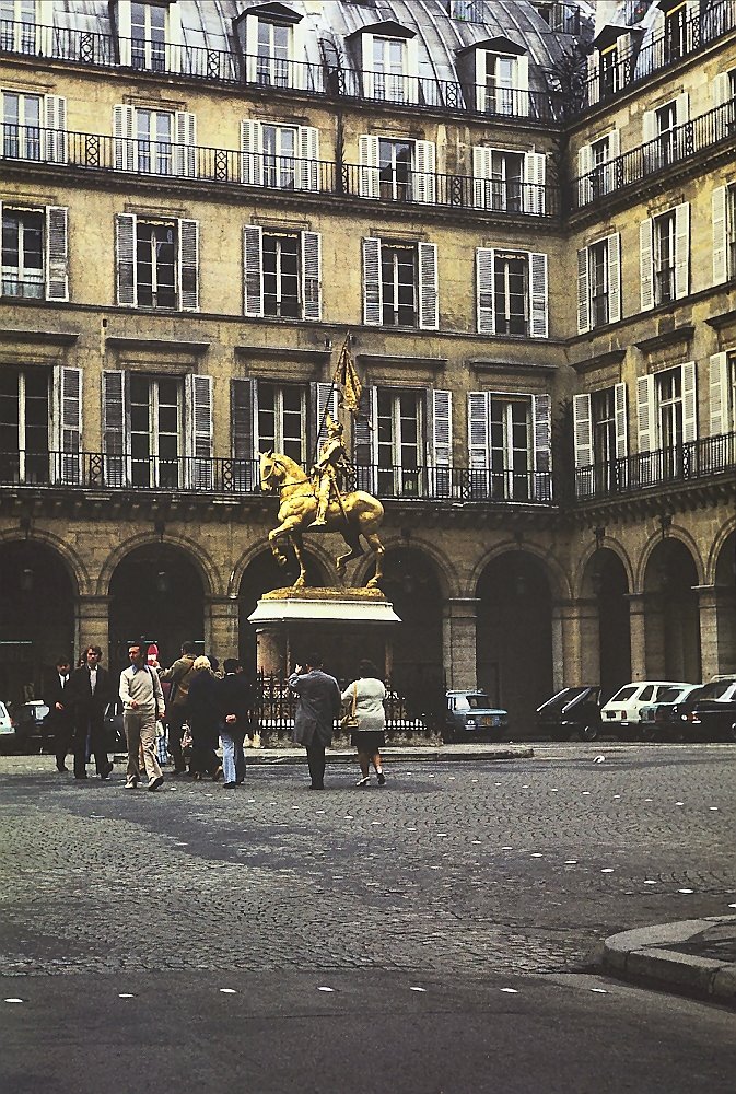 Paris: Joan of Arc Monument - 1974 by Maciejk