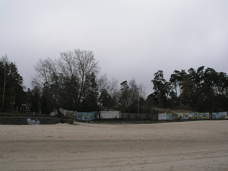 Vieta, kur bija sanatorija Juras Perle, Bulduri, Jurmala, Latvia by Fil Baumanis