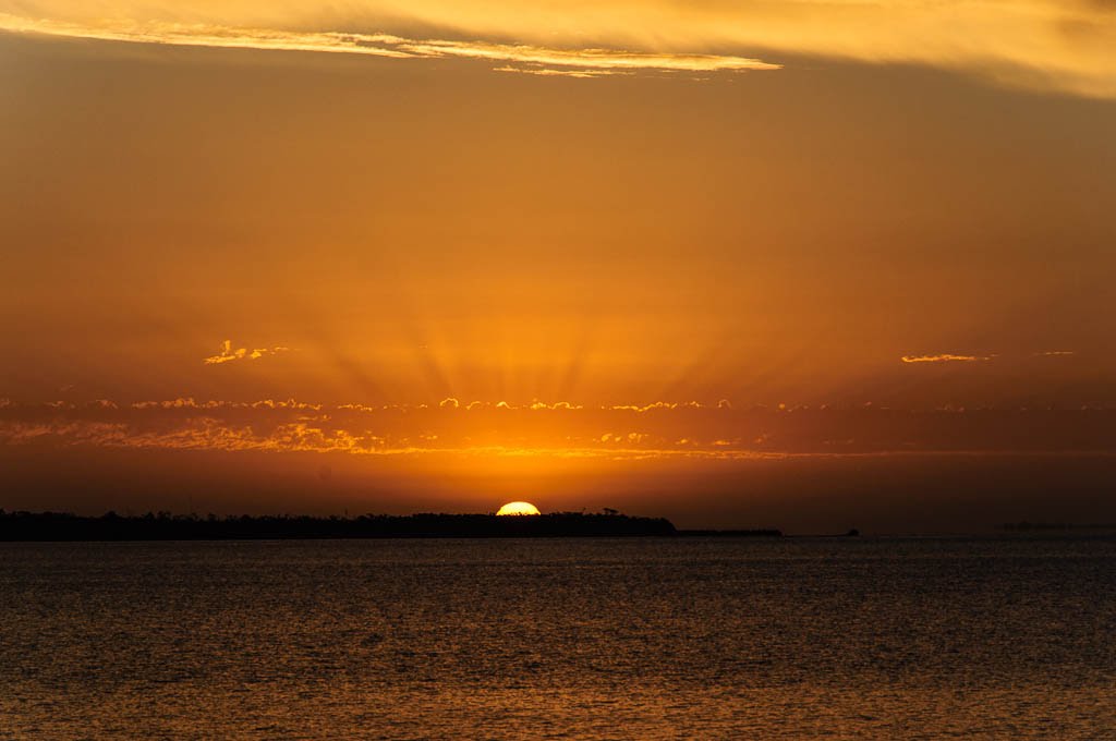 Sunset over Lake King, Metung by Ashley Hayes