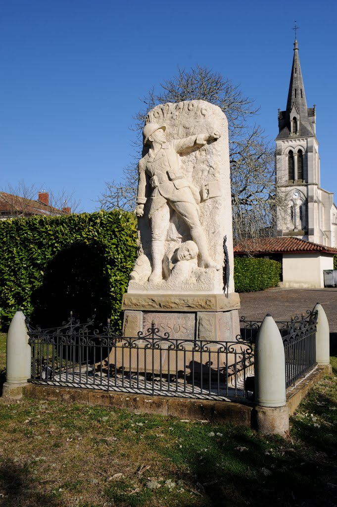 Monument aux morts de Pissos by Dominique Salé