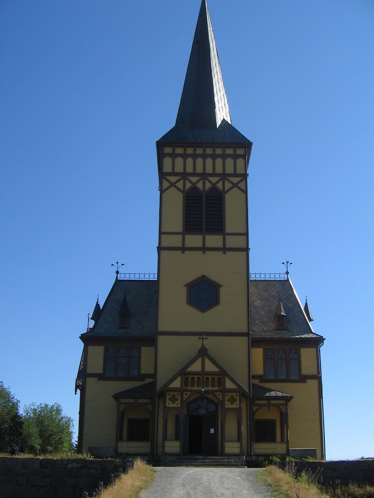 Vågan Church by Pietro Valocchi