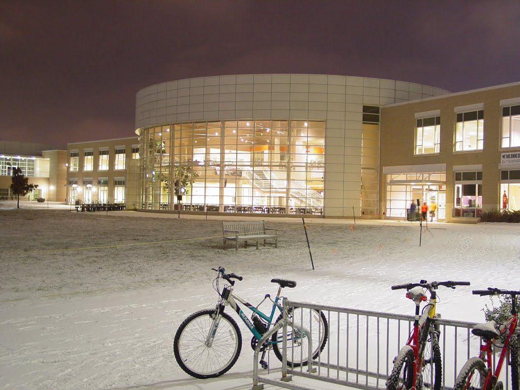 College Center in snow by SchuminWeb