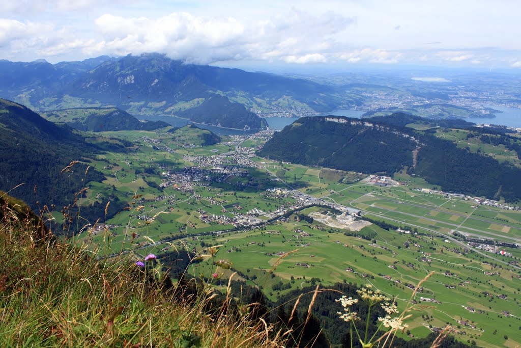 Panoramablick vom Buochserhorngipfel by Uwe Häntsch