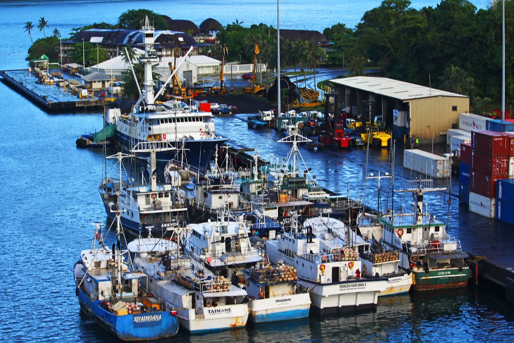 Pago Pago Fishing Fleet by CapnLance