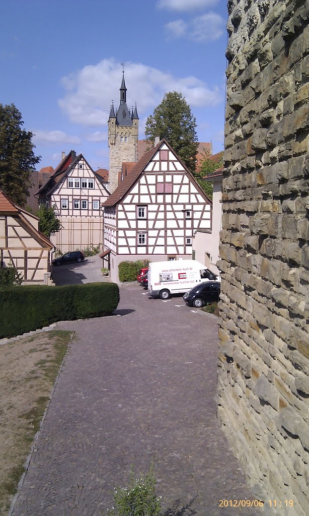 Bad Wimpfen, view towards "Roter Turm" by poktomi