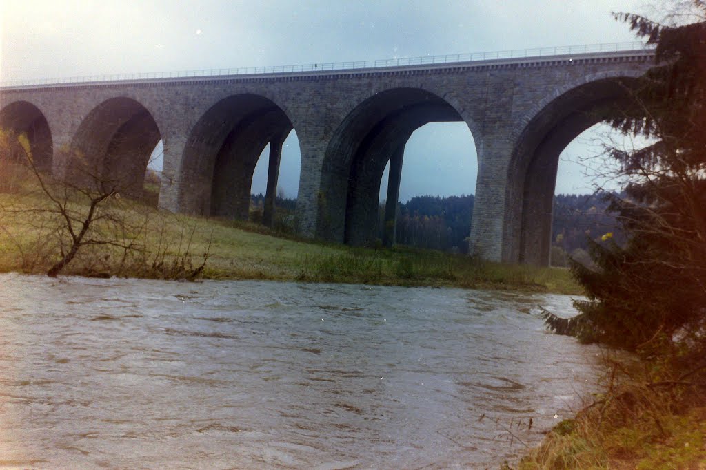 Autobahnbrücke -A9- über die Saale bei Hirschberg by HARRY SÖLL