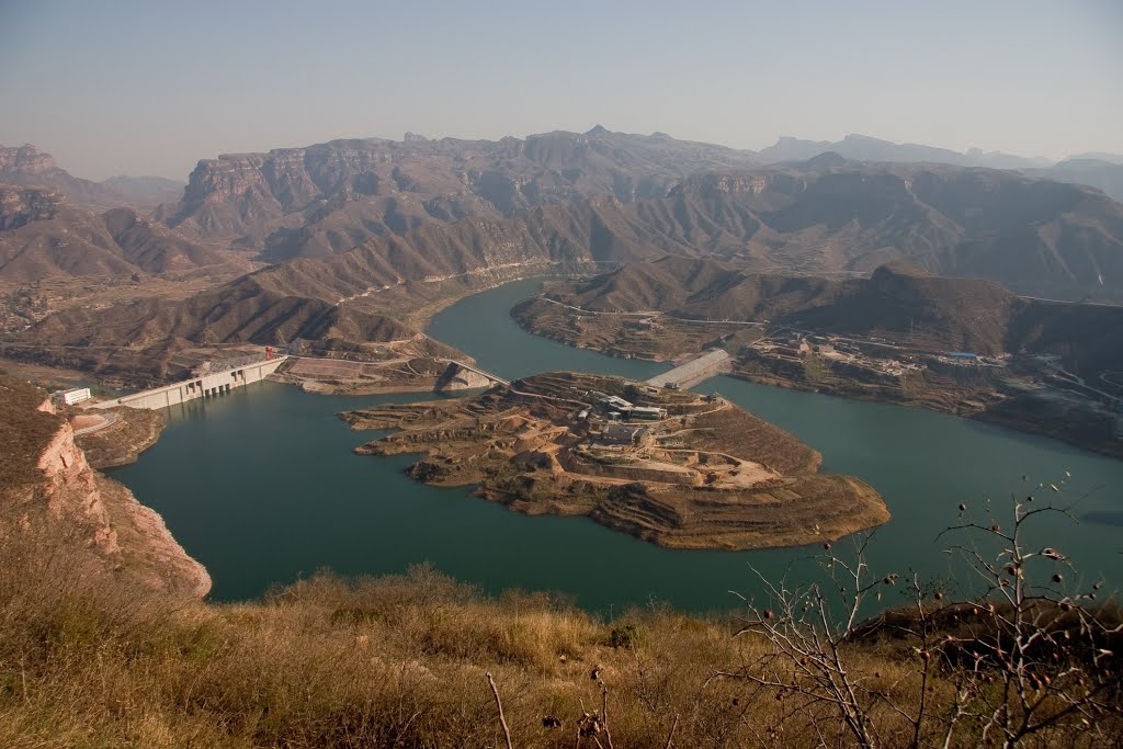 Shijiazhuang (2007-11) - Lake from top by across.5.continents