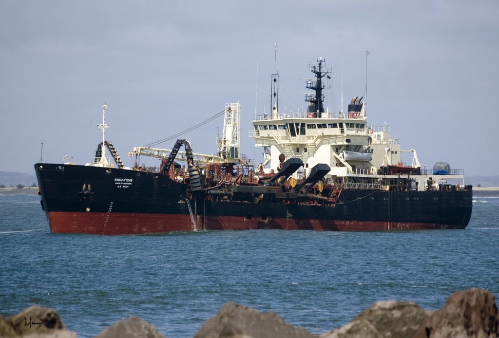 MV Essayons Dredge by clint ferrara