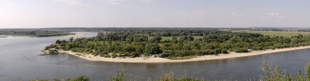 Панорама на Оку. Вид с берега в г. Павлово by леонидNN