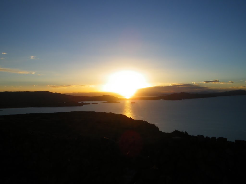 Tramonto lago Titicaca by Bianchi Mauro