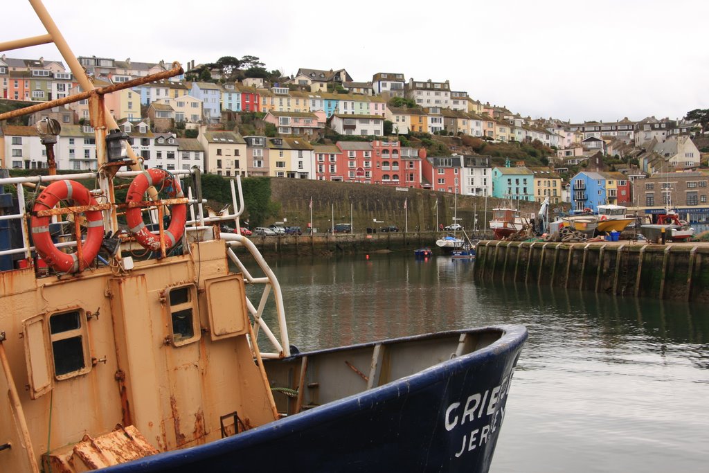 Brixham Harbour Devon by dave lowden