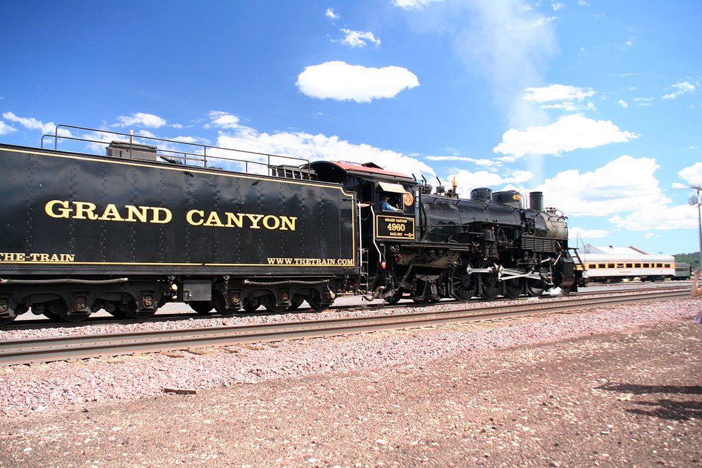 Williams; Grand Canyon railroad by Phil Nieto