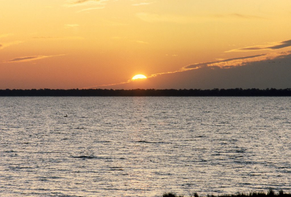 Sunset from NASA Parkway East, Cape Canaveral by Andrea Allasio