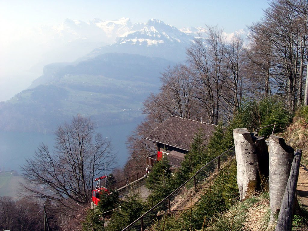 Urmiberg Seilbahn Bergstation by Uwe Häntsch