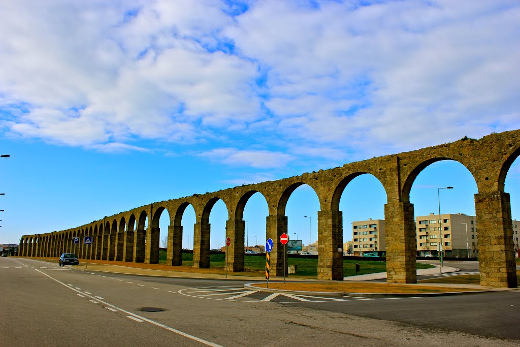 VILA DO CONDE TOWN AQUEDUCT . by Guizel